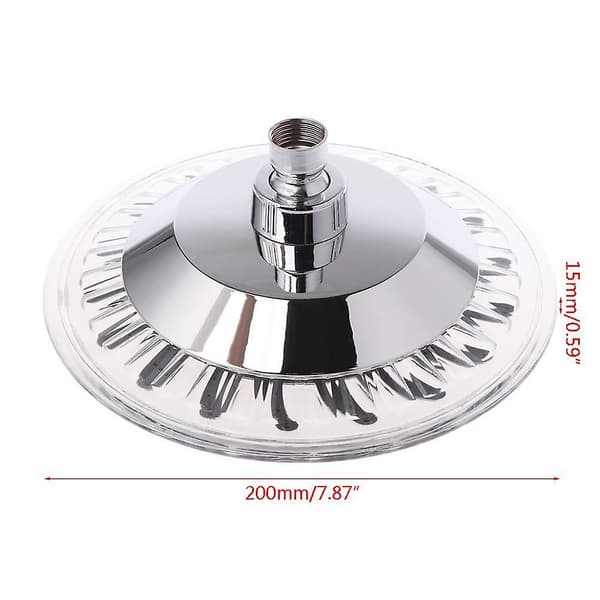 [LCS]8 tommer 7 farver automatisk LED-lys rund top bruser
