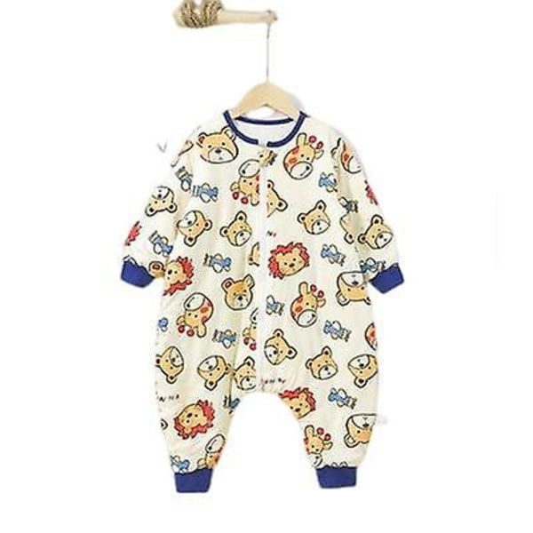 Lasten lämmin makuupussi, potkunkestävät yksiosaiset pyjamat Color 2 S