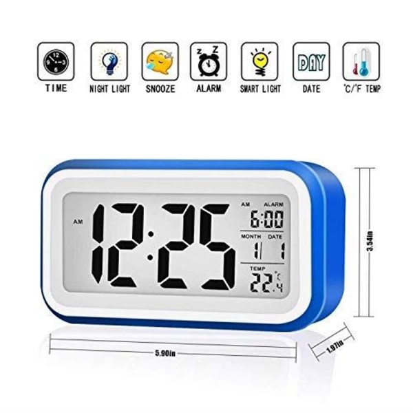 Digital Väckarklocka CL01 Väckarklocka Digital Snooze Sleep LCD