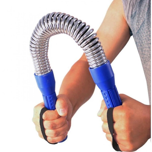 Dual Spring Power Twister Bar Bröstmotstånd Arm Builder för styrketräning (40 kg)