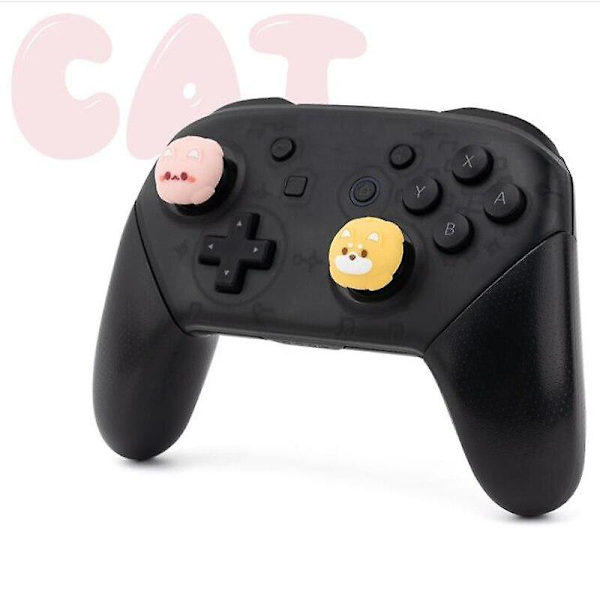 Katt hund tumgrepp sticka lock joystick skydd Kompatibel med sony playstation 5/4/3 ps5/ps4/ps3/xbox 360/ns pro controller tumspak fodral Cat paw