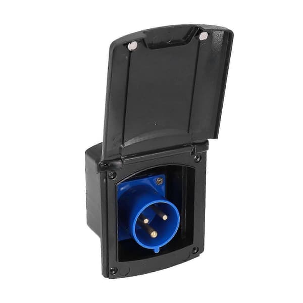 Utvendig strømuttaksboks 32A 220V-250V vanntett for bobilhenger 26s