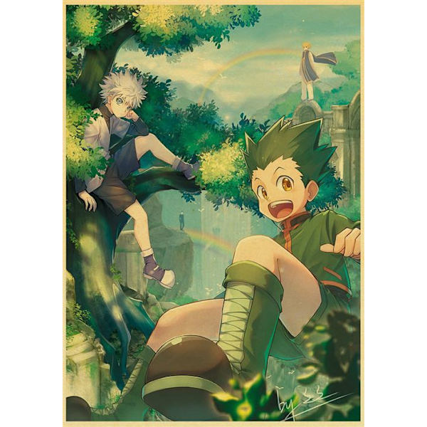 Juliste Hunter X Hunter Anime Gon ja Killua - 42 x 30 cm (Tyyli