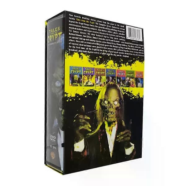 [LCS]Tales from the Crypt: The Complete Series Sæsoner 1-7 DVD-samling, 20-disc sæt, Original engelsk lyd Engelsk version