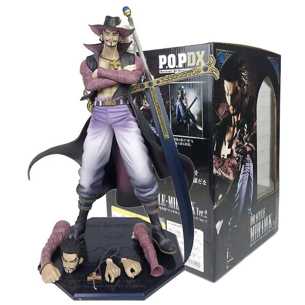 Pvc Anime One Piece Pop Dx Dracule Mihawk Actionfigur Shanks 1 black