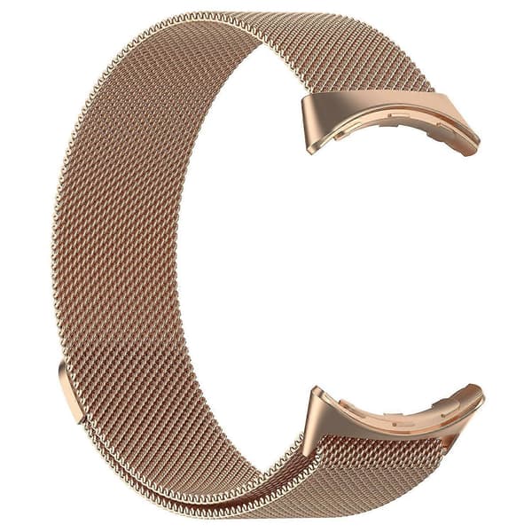 [LCS]Til Google Pixel Watch 3 45mm Milanese Bånd Rustfrit Stål Magnetisk Mesh Urrem Multicolor Rose Gold