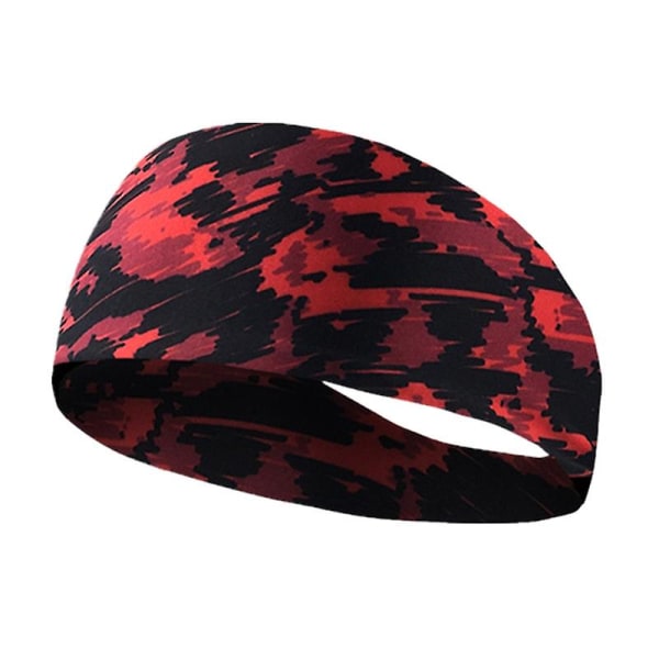 Absorberande Cykling Yoga Sport Svett Pannband Herr Svettband Camo