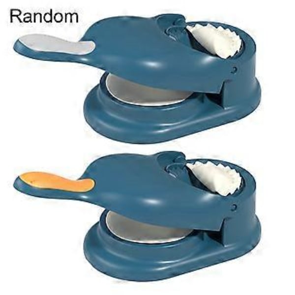Dumpling Presser Sparer Tid Arbejdsbesparende Ergonomisk Design Hurtig Formning Dejpressemaskine Madlavningsredskaber Køkkenværktøj (Blå)