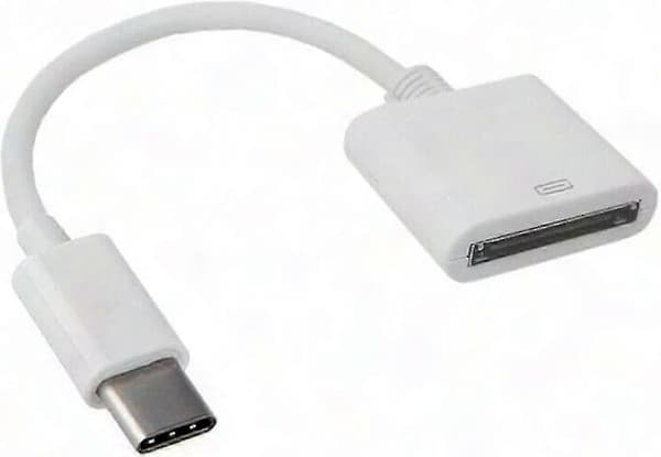 Apple 30-pin til USB-C-kabel for hurtig dataoverførsel og opladning