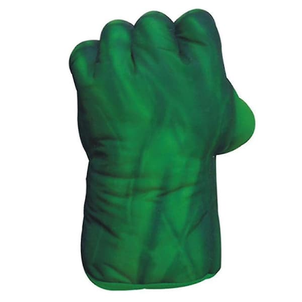 Gröna Hulk-simuleringsboxhandskar Roliga plyschleksaker för vuxna Gröna