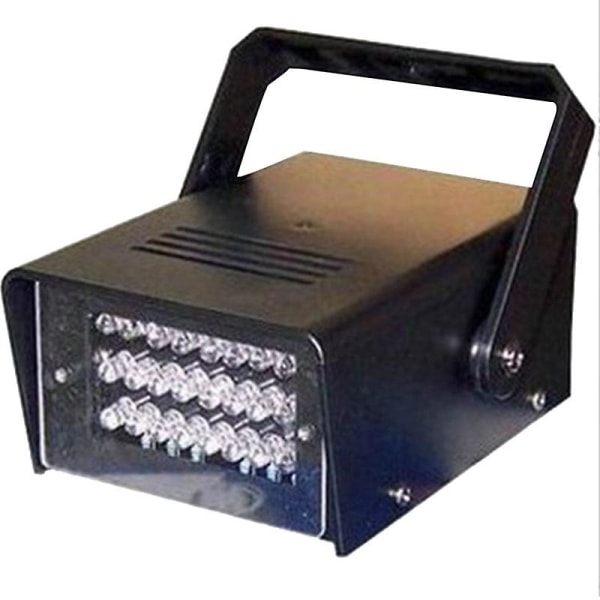 Mini LED Stroboskoplampa med 24 Superstarka 20W LED-lampor med Variabel Hastighetskontroll-rox-st1