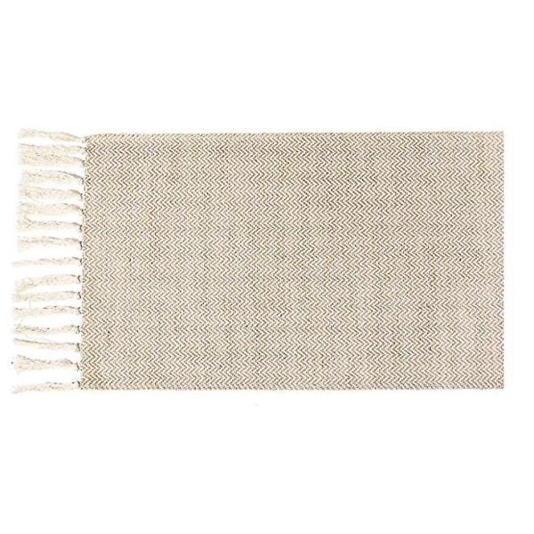 Jute Lin Burlap Rustikk Vevd Duk med Frynser for Julebord Hjemmefest Dekor
