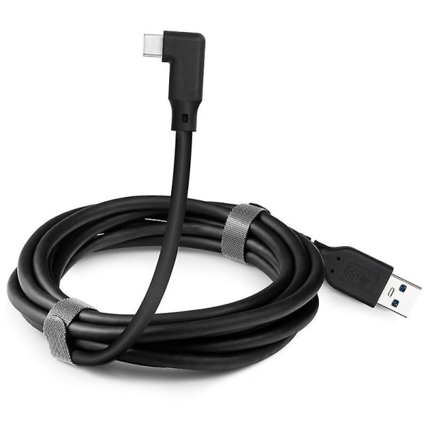 Oculus Link-kabel 5m, Dethinton USB till USB C-kabel Höghastighetsdataöverföring och snabbladdning USB C-kabel Black 5m