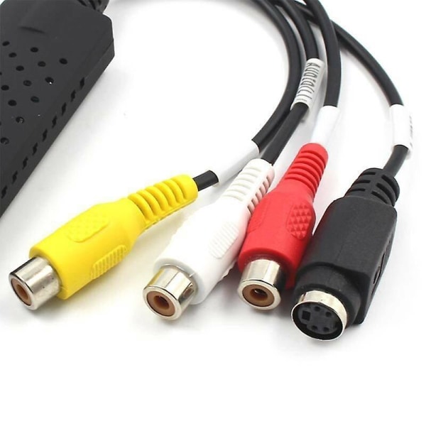 USB 2.0 VHS-kassett til PC DVD-konverter Video &amp; Audio Capture Card Adapter Verktøy