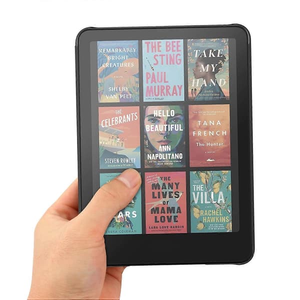 Til Kindle Paperwhite (2024) Etui PC+PU E-læser Cover Understøtter Auto Vågn/Dvale Multicolor Style E