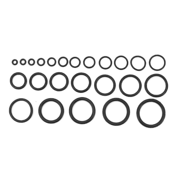 O-ring-sett, 1200 stk. 24 størrelser O-ring-sett sortiment gummipakning O-ringer