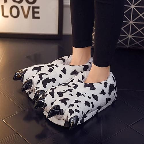 [LCS] Unisex Clogs Støvler Dyrepote Sutsko Kylling Fuglefod Sutsko Ko Tiger Giraf Sutsko, S