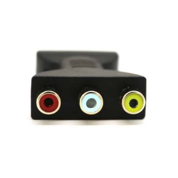 Gullbelagt HDMI til 3 RCA RGB Audio Video AV Adaptere Uiao Komponent