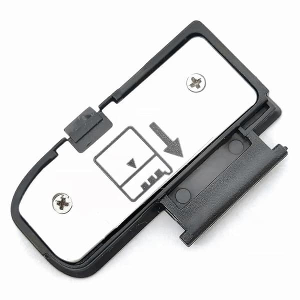 4 stk batterideksel til Nikon D40 D40X D60 D3000 D5000 kamerareparasjon Black