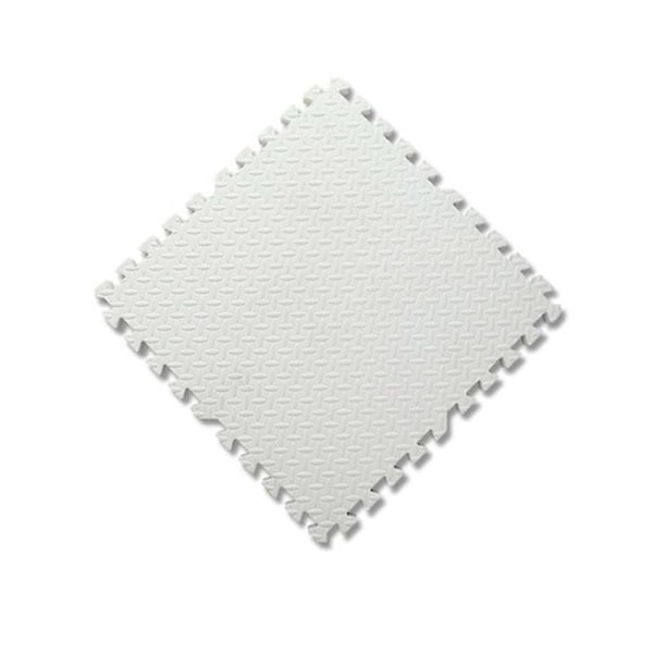 1/4/16 stk. Eva Skummåtte Bløde Gulvfliser Gymnastik Yoga Træning Sammenlåsende Legemåtte White 1PC