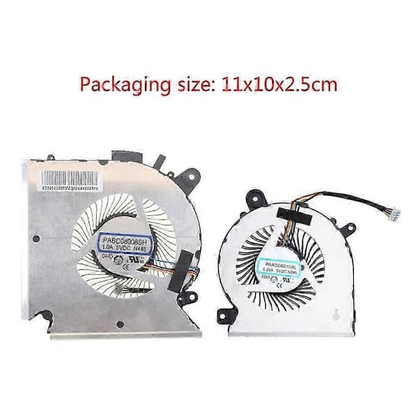 Ny CPU GPU-blæser Opgraderet CPU-køler til MSI Katana GF66 Pulse GL66 Computer GPU fan