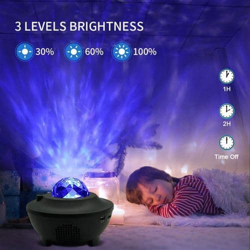 [LCS]Galaxy Star Projector Integrated Music Speaker Voice Contr
