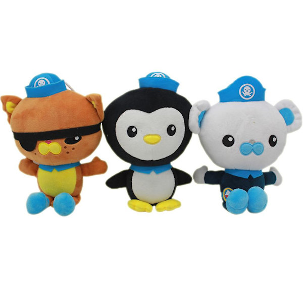 3 st Octonauts Ubåt, Squadron, Barker, Captain Skin Doctors