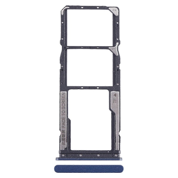 [LCS]For Xiaomi Redmi 12C SIM + Micro SD-kortskuff Blue