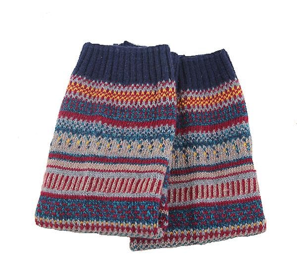 [LCS] Dammode Vinter Långa Benvärmare Stickade Virkade Strumpor Stickade Varma navy