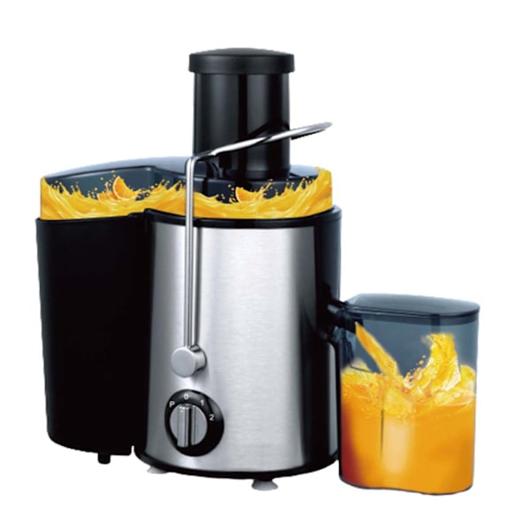 Juicemaskin med stor diameter, bubbelsäker, praktisk fruktpress kompatibel med köksutrustning White