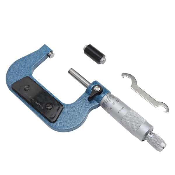 [LCS] Spiral Micrometer Set 25-50 mm External Measurement Mechanical Lock