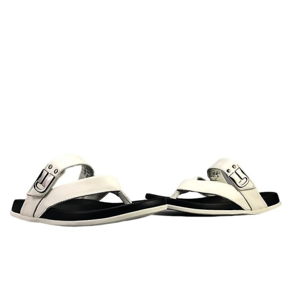 Casual flip flops för män Halkfria sandaler med dubbla användningsområden 40