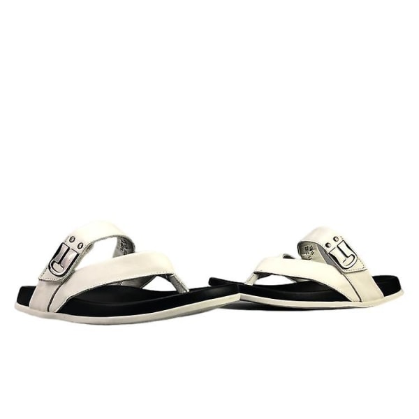 Herr Casual Flip-flops Halkfria Sandaler med Dubbla Användningsområden 42