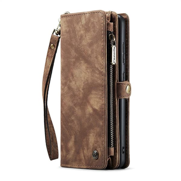 [LCS]Läderfodral kompatibelt med Galaxy S10e Brown