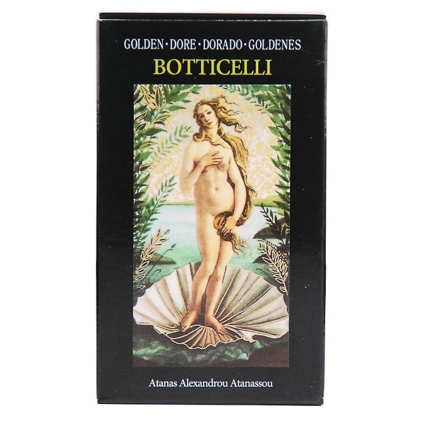 Golden Botticelli Tarot Lo Scarabeo En av Aeclectic Tarots topp tio kortlekar för 2007 78 kortlek