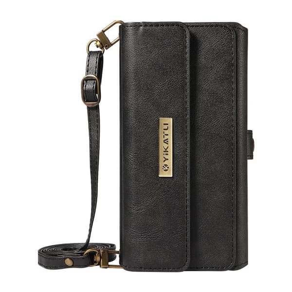 YIKATU Samsung Galaxy S26 Ultra Wallet Case Artificial Leather - Black