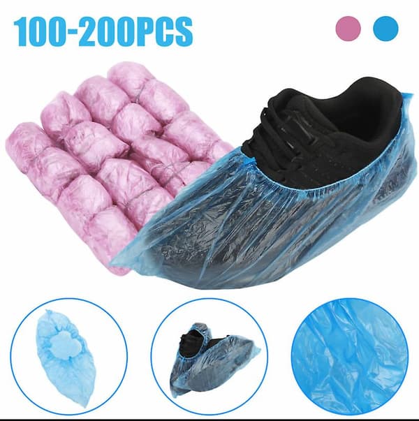 [LCS] Vedenpitävät kengänsuojat Pink 100PCS