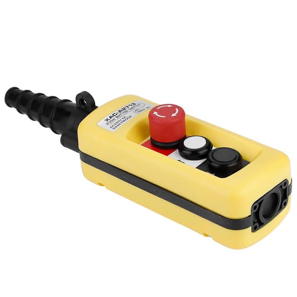 [LCS] Kran Kædetalje Trykknap Afbryder Løftependel Controller med Nødstop YEMAA