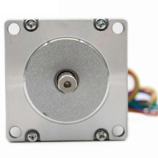 Nema 23 Cnc Steppermotor 57x82Mm 3A 2.2N.M D 6.35Mm 3D Printer Black silver