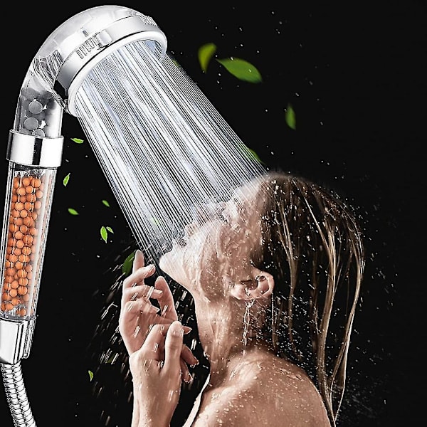 Duschhuvud 3 Lägen Funktion Spray Handhållet Duschhuvud