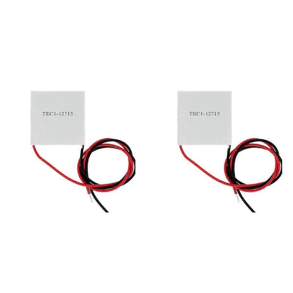 Gör-det-själv-kylare 2-pack termoelektrisk Peltier-modul, TEC1-12715 12V 15A White