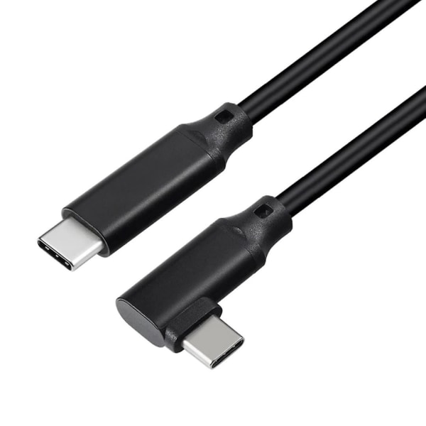 Vr Datakabel Armbåge Type-c Datakabel Usb3.1 Gen 2 Dubbel Hane Videoprojektionskabel 20 Vr Mobilspelskabel Black braid 0.5M