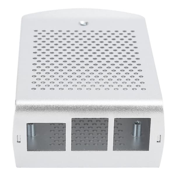 Aluminiumlegeringsfodral för Raspberry Pi 3 b 2B moderkort kylande skyddslåda silver