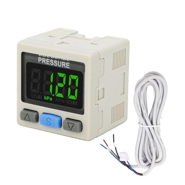 DC12V‑24V 0‑101kPa RC 1/8in Lufttryksreguleringsventil Pneumatisk Vakuum Digital Controller Switch