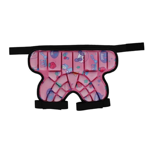 [LCS] Vadderade höftskyddsshorts kompatibla med barn, vadderade korta byxor 3D EVA-kudde Pink