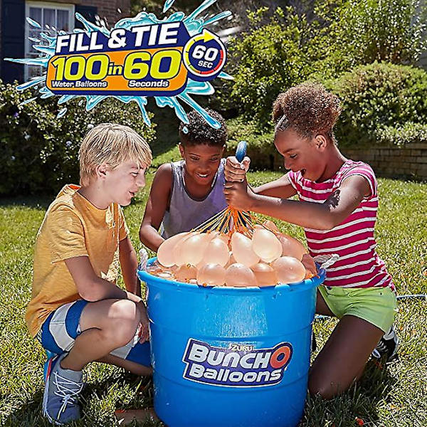 111 Snabbfyllande vattenballonger, flerfärgade sommarleksaker för vattenkrig 120 water polo refill packs