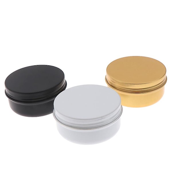 57*27mm Fargerike Aluminiumsbokser med Gjenger Gold