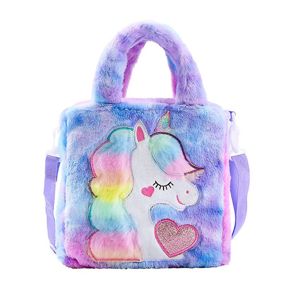 Tyttöjen Sling Bag Pehmoinen Olkalaukku Säädettävällä Hihnalla Yhteensopiva Päivärepun Kanssa Retkeilyyn Matkustamiseen Violet