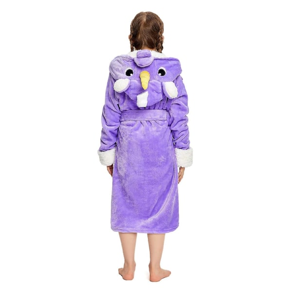 Reedca Girls Unicorn Robe Mjuk Huva Morgonrock Sovkläder Loungewear Presenter Till Flickor Toddler Barn Sherpa Lila Unicorn 11-12 Years