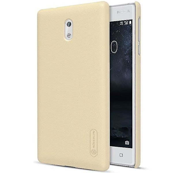 Skridsikker Hård Beskyttelsesetui til Nokia 3 - Guld